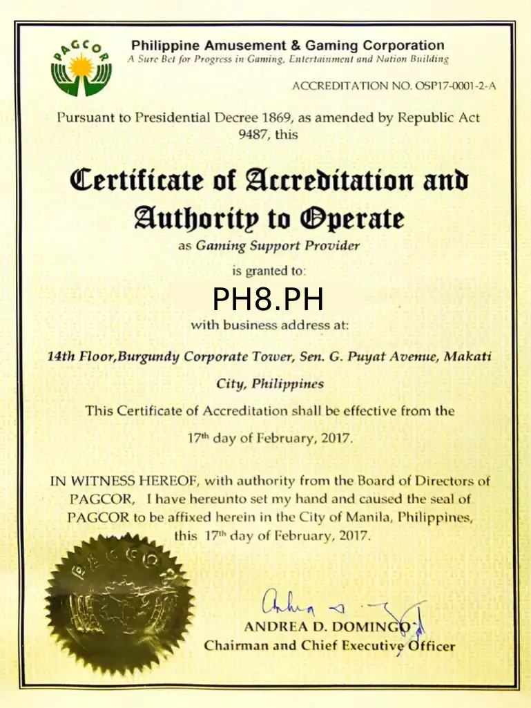 Ph8 PAGCOR