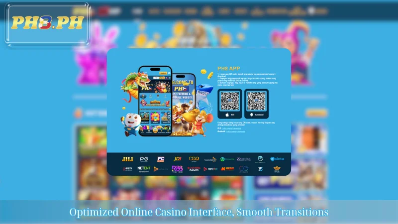 Optimized Online Casino Interface, Smooth Transitions